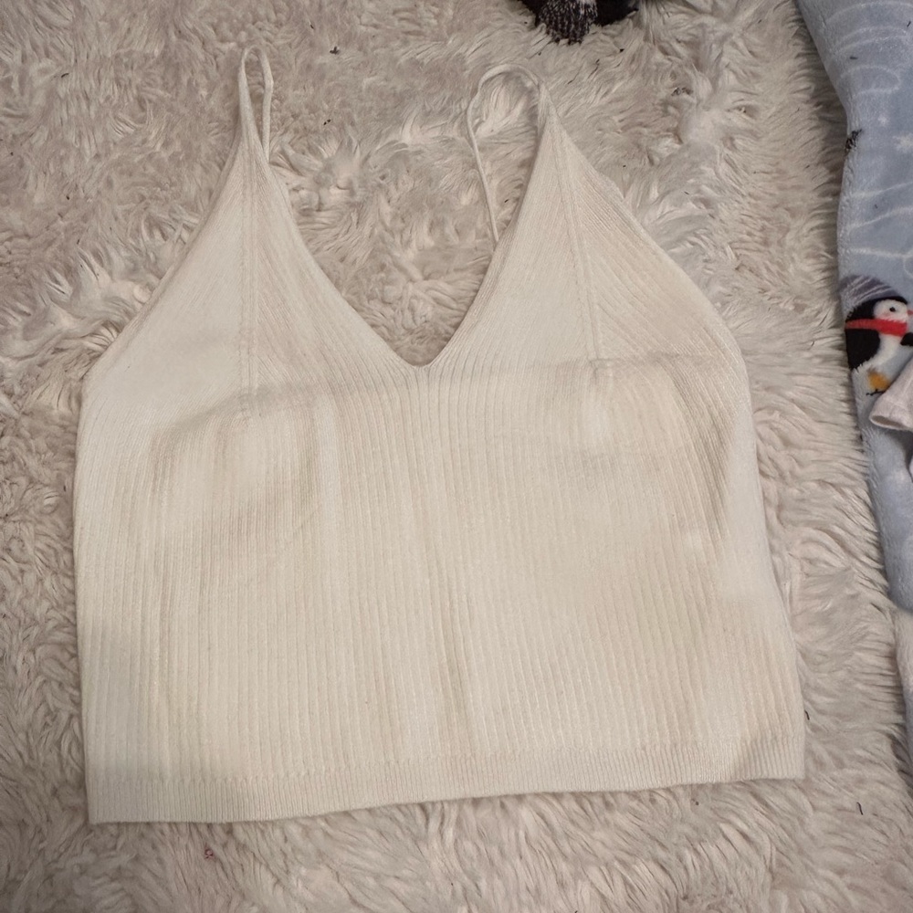 White tank top